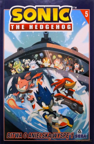 Bitwa o Anielską Wyspę 1. Sonic the Hedgehog (Tom 5) - Ian Flynn, Tracy Yardley, Adam Bryce Thomas, Evan Stanley [KOMIKS]