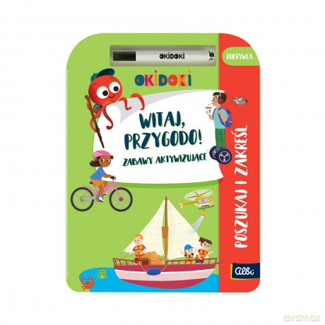 OKIDOKI Witaj Przygodo Poszukaj i zakreśl [KSIĄŻKA]