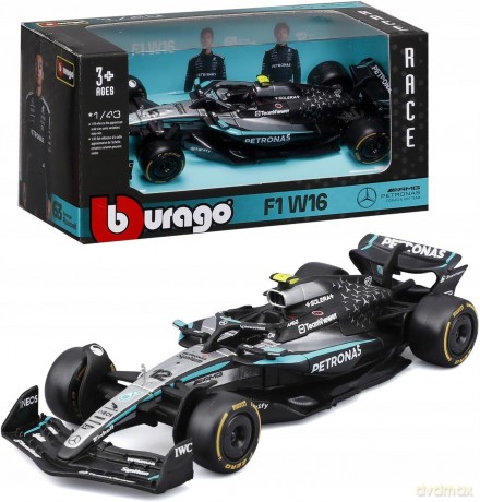 Bburago Model 1:43 BOLID F1 Mercedes AMG W16 2025 Kimi Antonelli 18-38237
