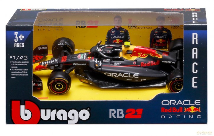 Bburago Model 1:43 BOLID F1 Red Bull Racing RB21 Tsunoda Bahrajn GP 18-38233