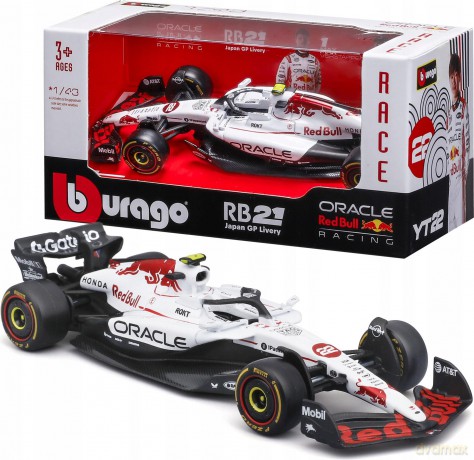 Bburago Model 1:43 BOLID F1 Red Bull RB21 Tsunoda GP JAPONII 2025 18-38233