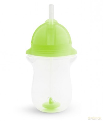 Kubek Munchkin niekapek ze słomką 296ml zielony