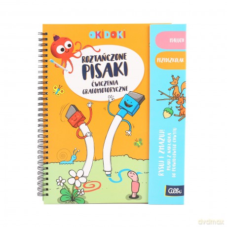 OKIDOKI Roztańczone Pisaki 3+ [KSIĄŻKA]