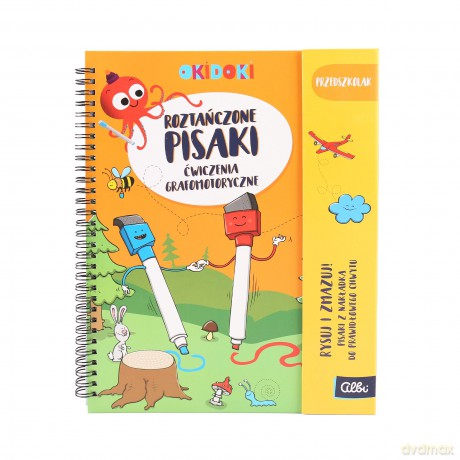 OKIDOKI Roztańczone Pisaki 4+ [KSIĄŻKA]