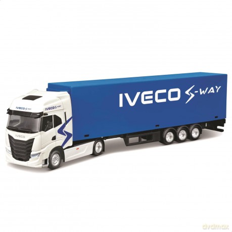 Bburago Model 1:43 IVECO S-WAY 570 ciężarówka z naczepą 18-31469