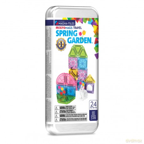 Klocki Magnetyczne microMAGS Spring Garden Travel 24 elementy [KLOCKI]