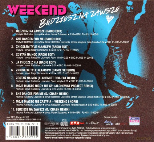 Weekend: Będziesz na zawsze [CD]+[KSIĄŻKA]