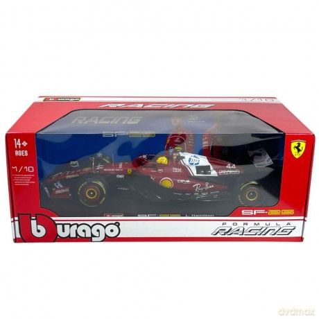 Bburago Model 1:18 BOLID F1 Ferrari SF-25 2025 Lewis Hamilton 18-16816