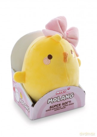 NICI Przytulanka MOLANG Piu Piu z wstążeczką 16 cm w pudełku prezentowym