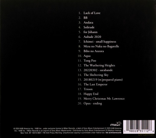 Ryuichi Sakamoto: Opus [2CD]