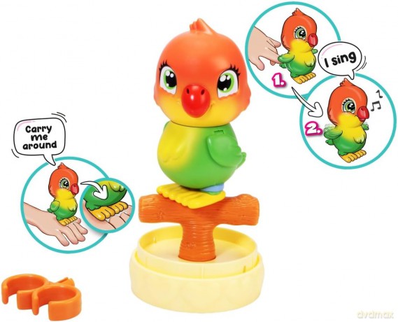 Pamper Petz Mini Papuga [FIGURKA]