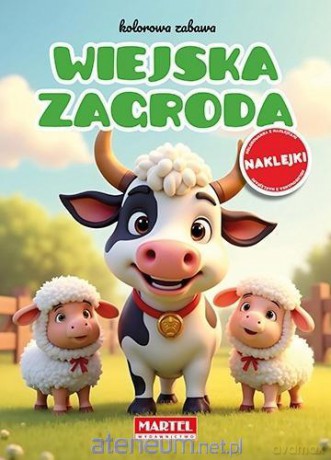 Kolor5owa zabawa. Wiejska zagroda z naklejkami - Maciej Ratajczyk [KSIĄŻKA]