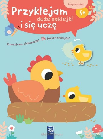 Przyklejam duże naklejki i się uczę. Gospodarstwo [KSIĄŻKA]
