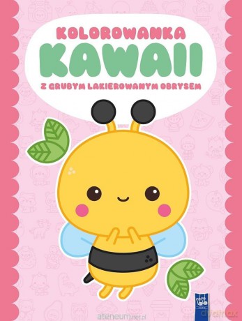 Kolorowanka Kawaii z grubym lakierowanym obrysem [KSIĄŻKA]