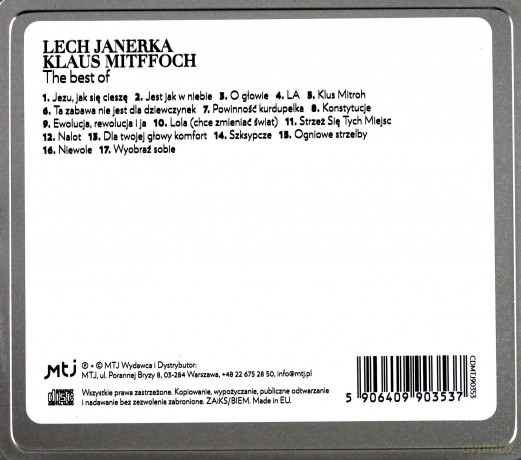 Lech Janerka/Klaus Mitffoch: The best of [CD]