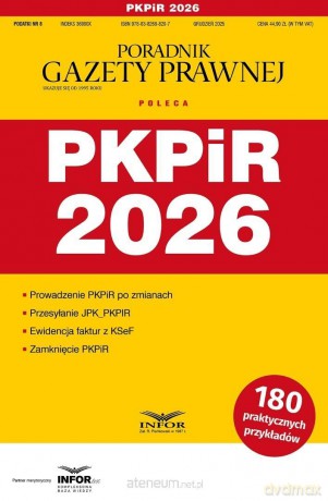 PKPiR 2026. Podatki 8/2025 [KSIĄŻKA]