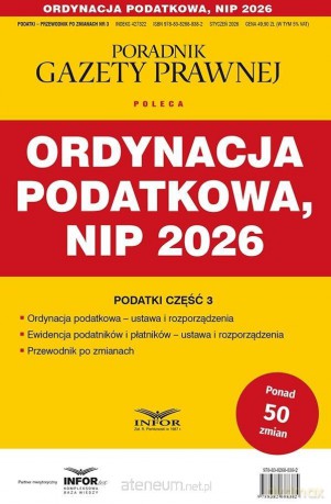 Ordynacja podatkowa, NIP 2026. Podatki [KSIĄŻKA]