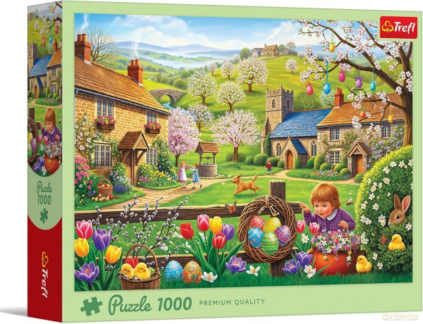 TREFL 1000 el. Poszukiwanie wielkanocnych jajek [PUZZLE]