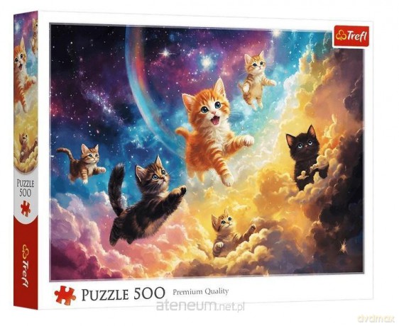 TREFL 500 el. Kosmiczne kotki TREFL [PUZZLE]