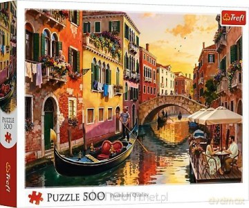 TREFL 500 el. Wenecja o zachodzie słońca [PUZZLE]