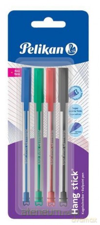 Długopis Hang Stick 1mm 4 kolory PELIKAN