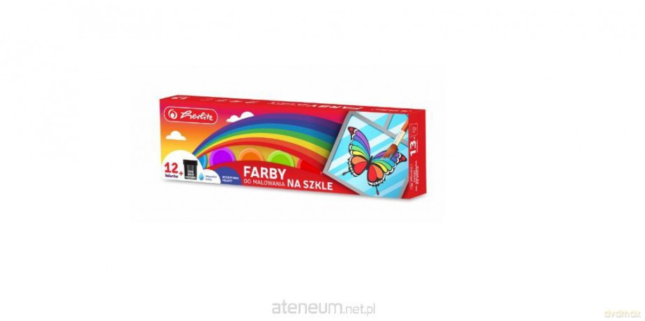 Farby do malowania na szkle/witraży 12 kol. x 20ml