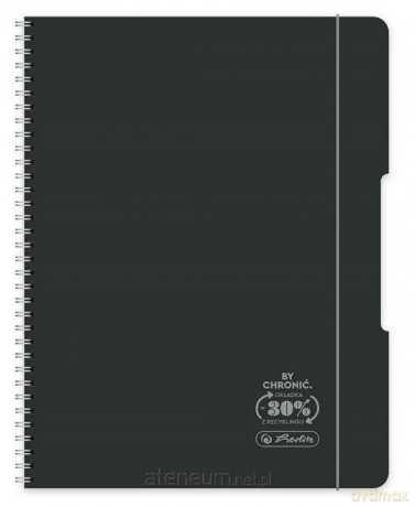 Kołozeszyt A5/80K kratka Ocean czarny (4szt)