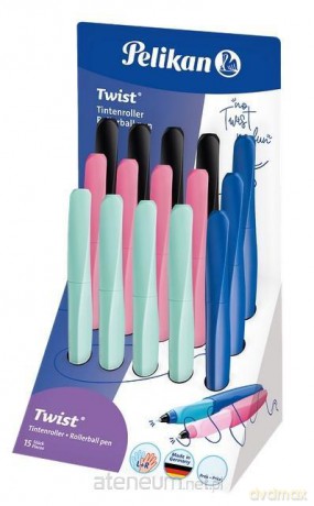 Pióro kulkowe Twist mix (15szt) PELIKAN