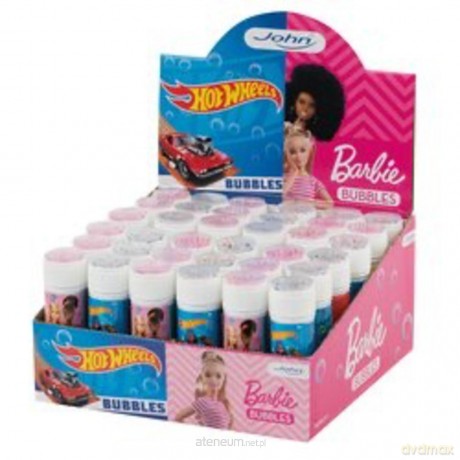 Bańki mydlane Barbie/Hot Wheels mix