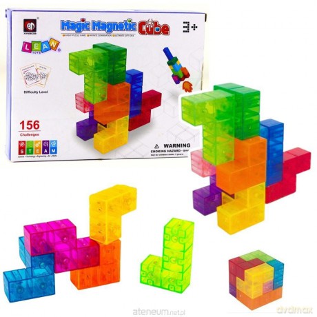 Klocki magnetyczne Magic Cube 156 kart 9 el.