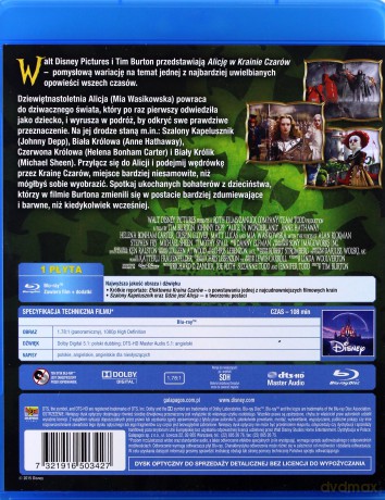 Alicja w Krainie Czarów [Blu-Ray] 
