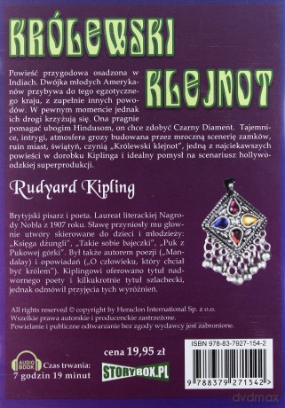Królewski klejnot - Rudyard Kipling [AUDIOBOOK] [CD-MP3]