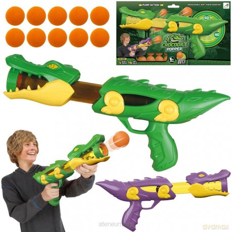 Pistolet krokodyl na miękkie kulki