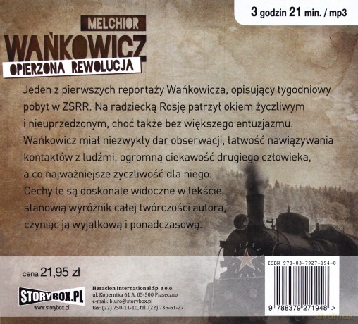 Opierzona rewolucja - Melchior Wańkowicz [AUDIOBOOK] [CD-MP3]