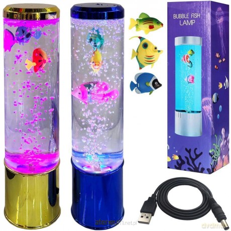 Dekoracja lampa akwarium z rybkami