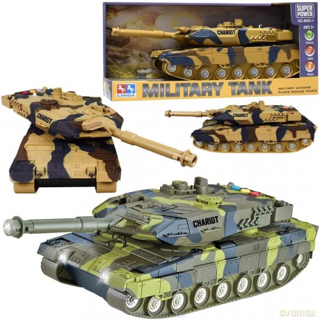 Czołg ze światłem i dźwiękiem