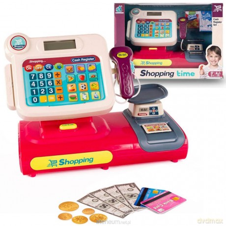 Kasa fiskalna do zabawy w sklep z akcesoriami