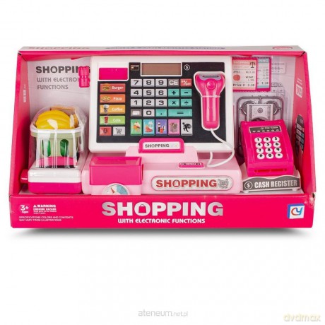Kasa fiskalna z kalkulatorem do zabawy w sklep