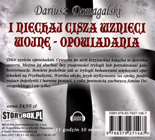 I niechaj cisza wznieci wojne: Opowiadania - Dariusz Domagalski [AUDIOBOOK] [CD-MP3]