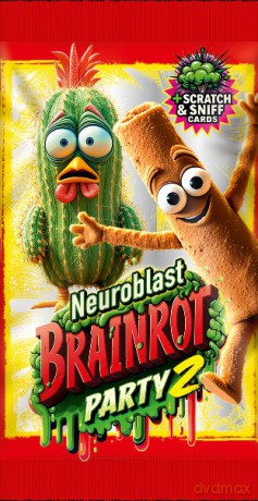 Neuroblast BRAINROT Party 2 saszetka z kartami 1szt. mix [FIGURKA]