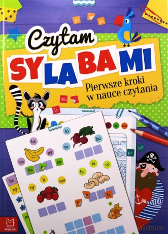 Czytam sylabami. Pierwsze kroki w nauce czytania + naklejki - Renata Ziętara [KSIĄŻKA]