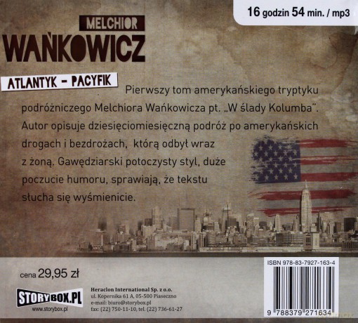 Atlantyk - Pacyfik - Melchior Wańskowicz [AUDIOBOOK] [CD-MP3]