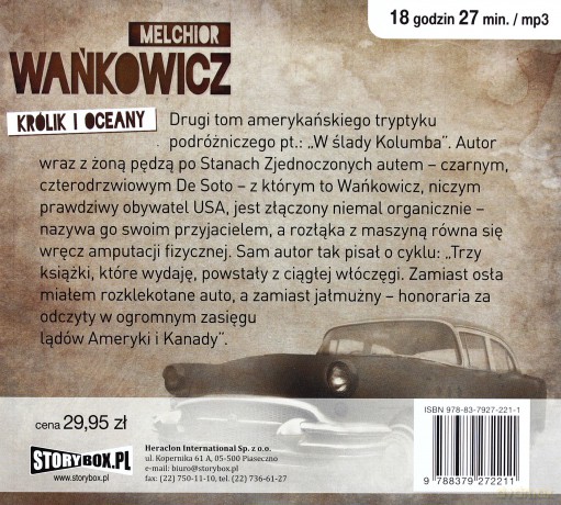 Królik i oceany - Melchior Wańkowicz [AUDIOBOOK] [CD-MP3]