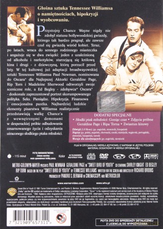 Słodki ptak młodości [DVD]