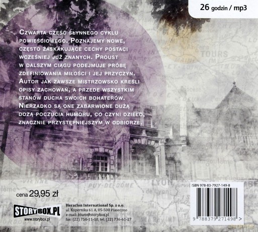W poszukiwaniu straconego czasu IV. Sodoma i Gomora - Marcel Proust [AUDIOBOOK] [CD-MP3]