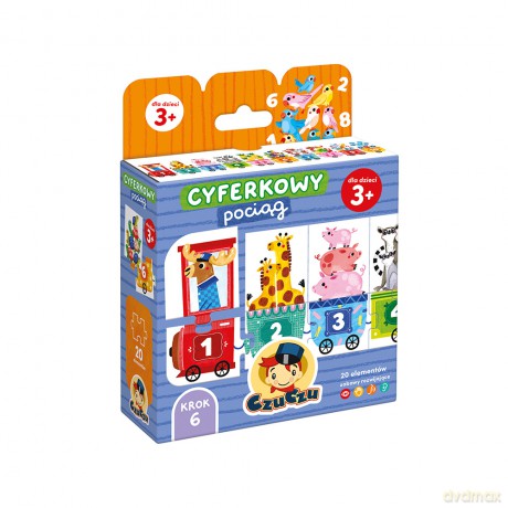 Cyferkowy pociąg CzuCzu [PUZZLE]