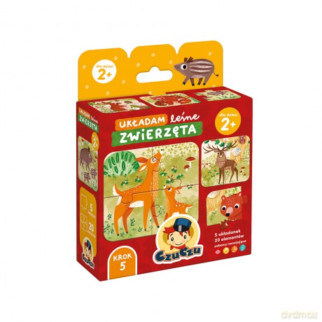 Układam Leśne Zwierzęta CzuCzu [PUZZLE]