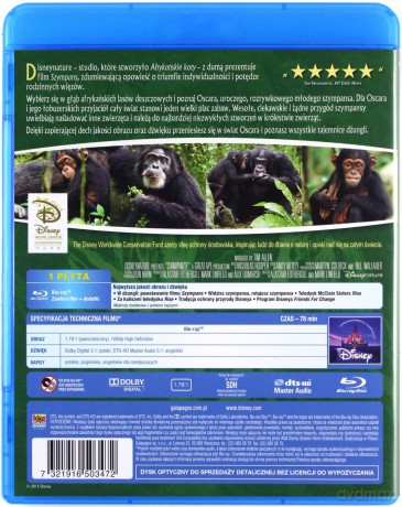 Disney Nature Szympans [Blu-Ray] 