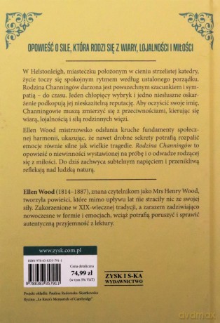 Rodzina Channingów - Mrs Henry Wood [KSIĄŻKA]