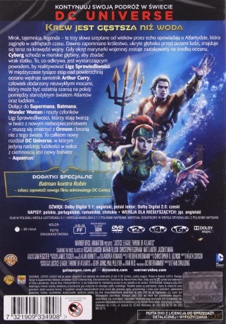 Liga Sprawiedliwości: Tron Atlantydy [DVD] 